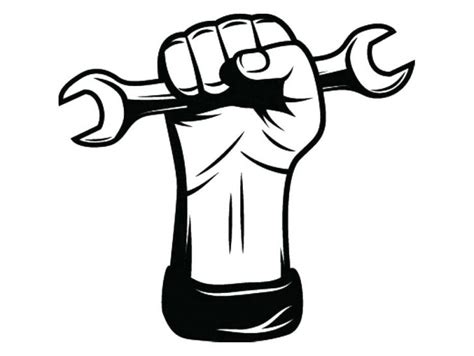 Hand Tools Drawing | Free download on ClipArtMag