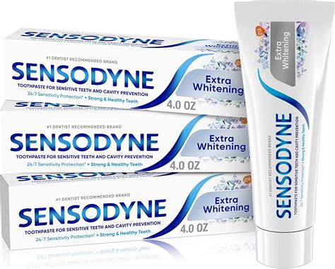 Sensodyne Extra Whitening Sensitive Teeth Whitening Toothpaste 4