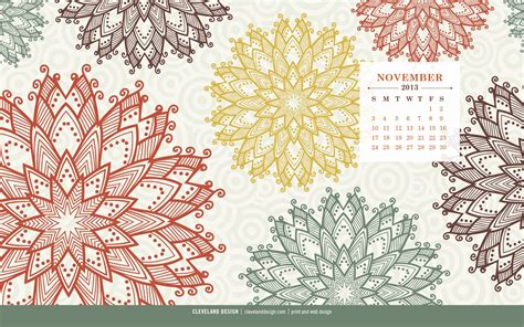 November 2013 By Cleveland Design Calendar Wallpaper