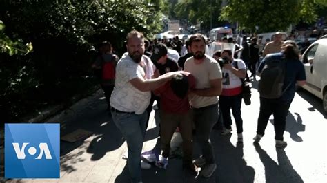 Turkey Police Break Up Pride March Detain More Than 30 Youtube