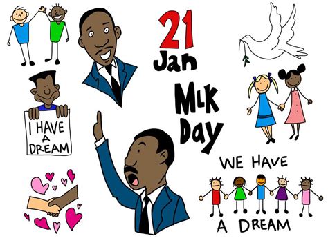 Martin Luther King Junior Clipart - Clipart Suggest