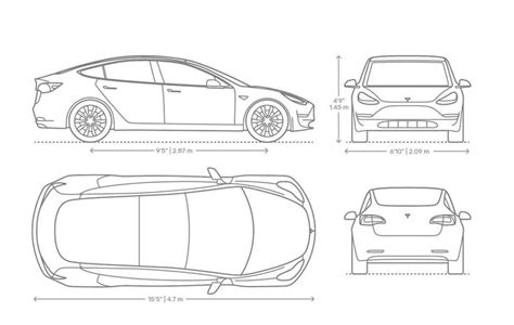 Three Different Cars Are Shown In The Same Drawing Style And One Is
