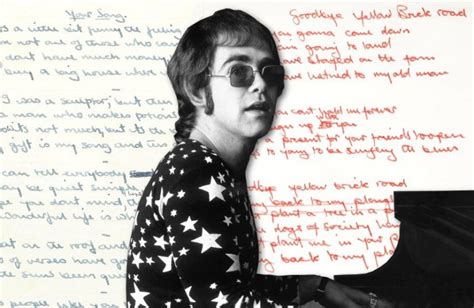 Lyrics To Elton Johns Greatest Songs Up For Auction At Bonhams
