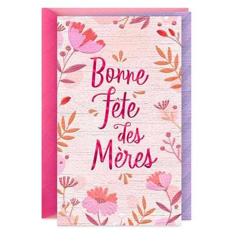 All The Simple Pleasures French Language Mothers Day Card Hallmark