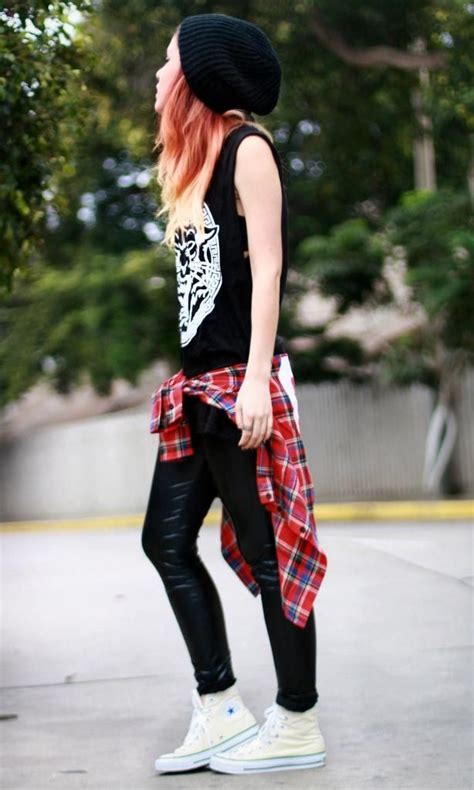 Black tomboy tumblr posts tumbral com : cool punk look - clothing, for women, dance, emo, dresses, bohemian clothes *ad | Tomboy style ...