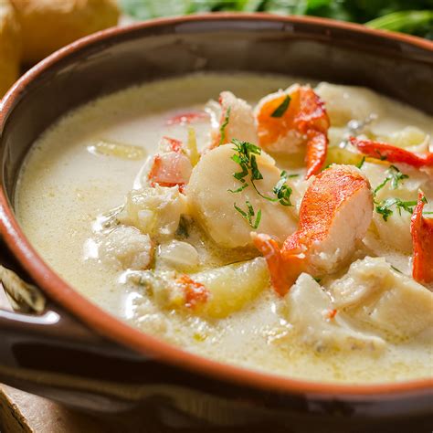 Recette Fruits de mer mijotés à la crème
