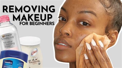 How To Remove Makeup For Beginners Slim Reshae Youtube