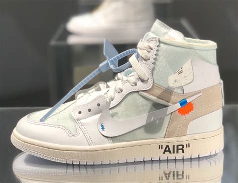 Off White X Air Jordan 1 In White Releasing In Mens And Womens Sizing