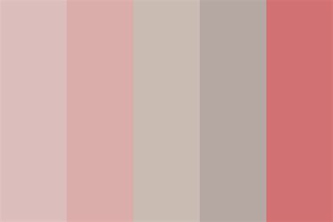 Dusty Brown Pink Combos Color Palette
