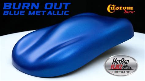 Custom Shop Hot Rod Flatz Burn Out Blue Metallic Youtube