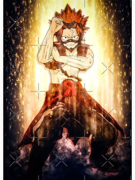 Poster Eijiro Kirishima Red Riot My Hero Academia Par Danaartz