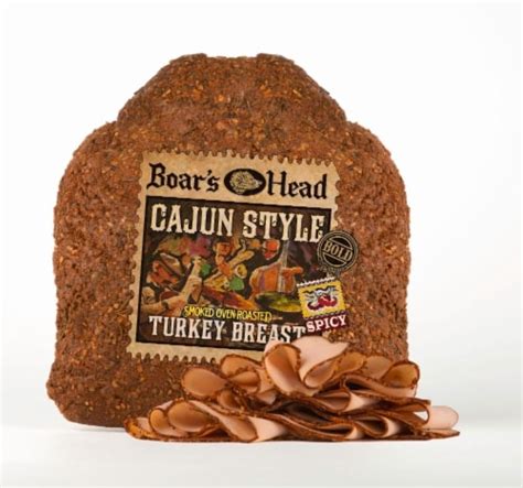 Boar S Head Spicy Cajun Style Smoked Oven Roasted Turkey Breast 1 Lb