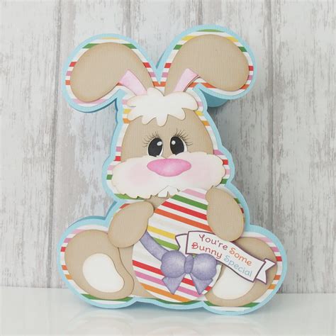 Bunny Shaped Easter Card Pazzles Craft Room