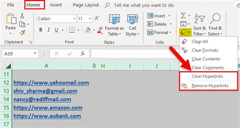 Remove Hyperlinks In Excel Examples How To Remove Hyperlinks Gambaran
