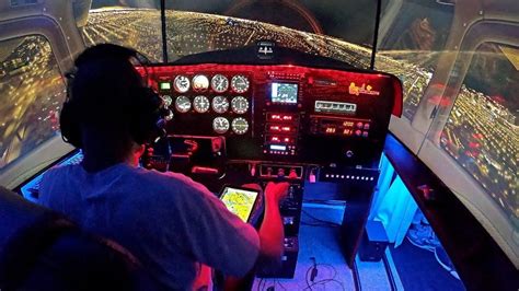 Man Builds A Realistic Home Flight Simulator Flight Simulator Cessna