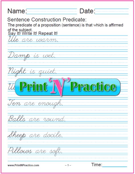 Noun clauses as predicate nominative. Predicate Nominative Worksheets: Practice Printables