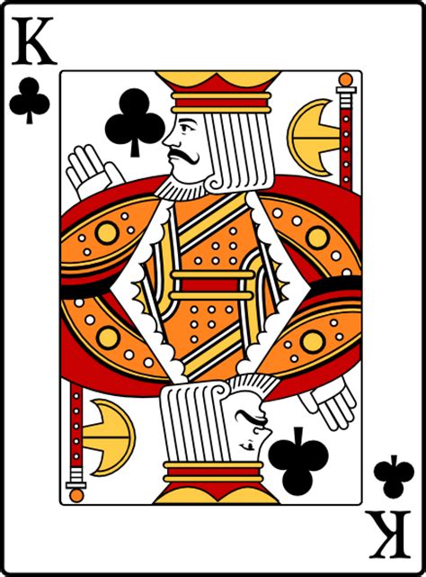 King Of Clubs Clip Art At Vector Clip Art Online Royalty