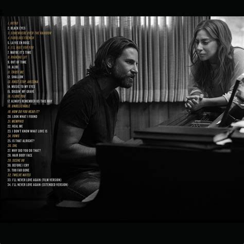 Cooper and will fetters) and the spellbinding power of the performances. Lady Gaga and Bradley Cooper's 'A Star Is Born' Soundtrack ...