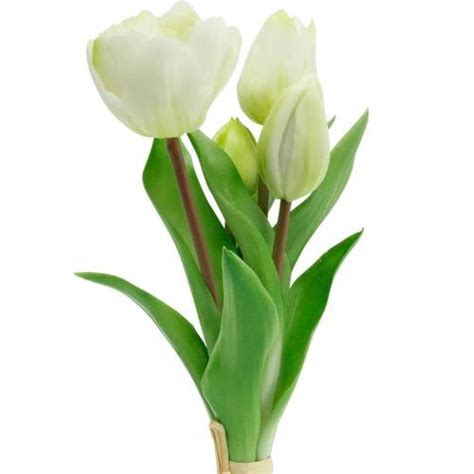 Floristik24ie Artificial Tulip Bouquet Silk Flowers Tulips Real Touch