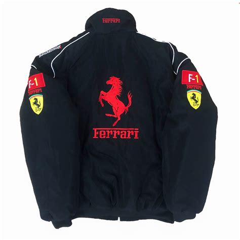 Vintage Ferrari F1 Jacket Black On Storenvy