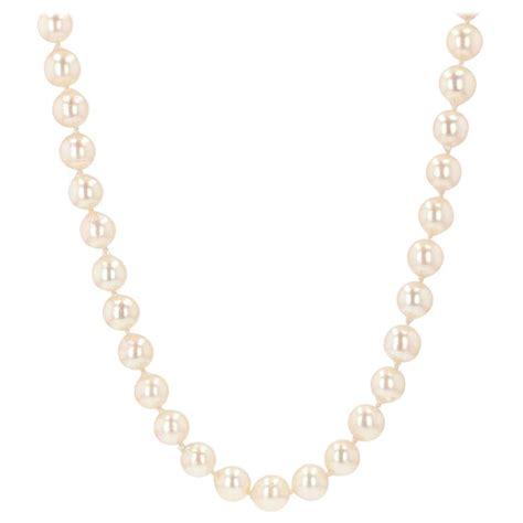 Cultured Pink Baroque Pearl Necklace With 18k Clasp For Sale At 1stdibs