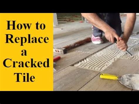 Installation,removal,or any tipe of renovation job upon of request. How to maintenance and install the cracked tiles - YouTube