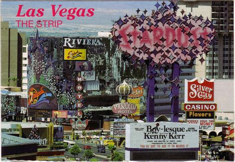 vintage las vegas — postcard las vegas 1991 the stardust sign s