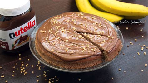 Hälfte der kirschen darauf verteilen. Nutella Bananen Kuchen Rezept | schnelle & einfache Kuchen ...