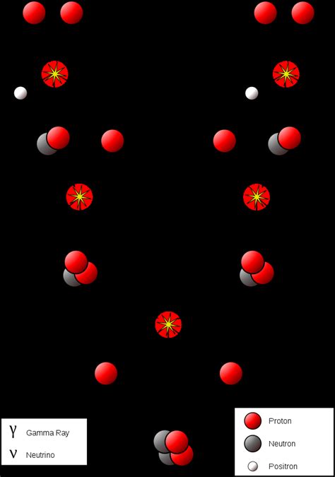 The Proton Proton Chain Reaction Credit Wikipedia Download