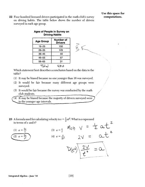 Each correct answer is worth up to 2 credits. Mr. Napoli's Algebra: Aim; Midterm Review Answer Key ...