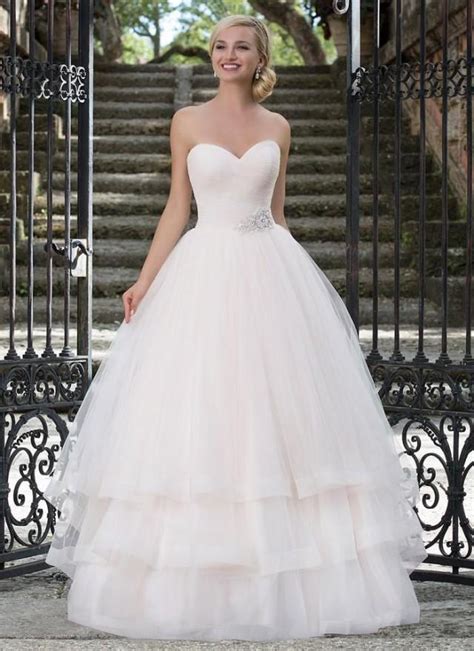 Ruched Tulle Sweetheart Neckline Pastel Ball Gown Wedding Dresses 3