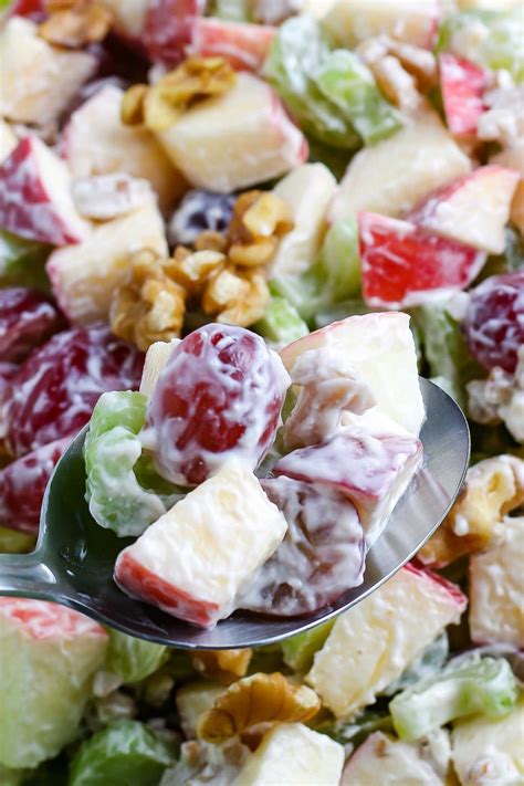 Healthy Waldorf Salad Easy Budget Recipes