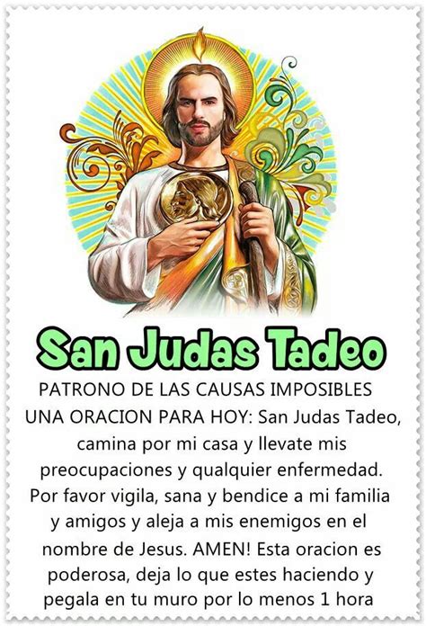 San Judas Tadeo Patrono De Las Causas Imposibles Design Talk
