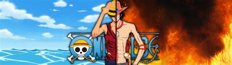 One piece wallpaper, monkey d. 3840x1080 One Piece: Luffy And Ace : multiwall