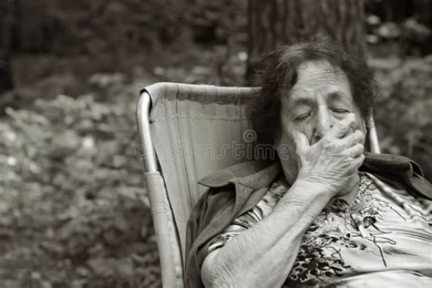 Lonely Old Woman Stock Image Image Of Home Pension Melancholy