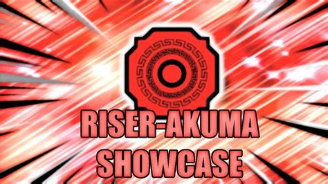 Showcasing Riser Akuma Bloodline In Shindo Youtube