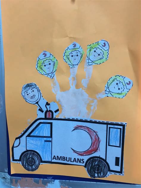 Sometimes—especially in the doctor's office waiting room—it's the only thing that will keep. handprint doctor and nurse craft (With images) | Community ...