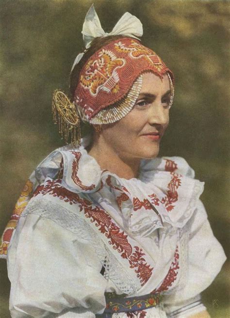 Czech Folk Costume Turnov Kroj Bohemia Slavic Folklore Folk
