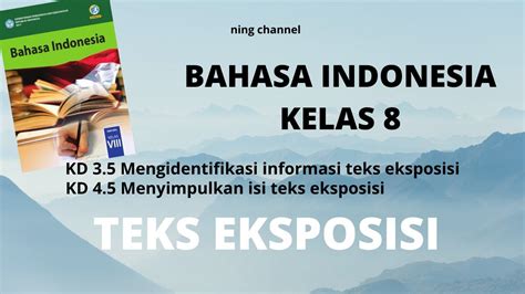 Teks Eksposisi Materi Bahasa Indonesia Kelas 8 YouTube
