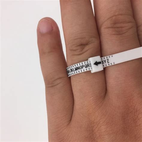 Ring Sizer Uk Us Official British Finger Easily To Measure Gauge Men