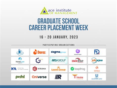 Ace Graduate School Career Placement Week 2023