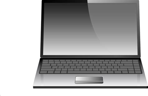 Laptop Computer Open · Free Vector Graphic On Pixabay
