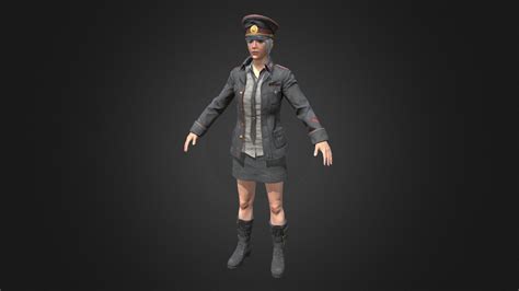 Military Uniform Set Female Pubg 3d Model By Pubgitems Pro [ecec3f9