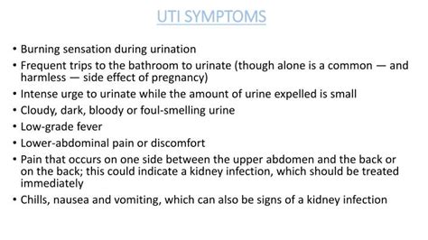 Ppt Utis During Pregnancy Symptoms Treatment And Prevention
