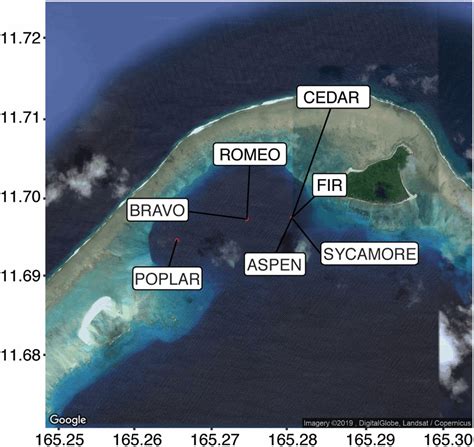 Bikini Atoll Map