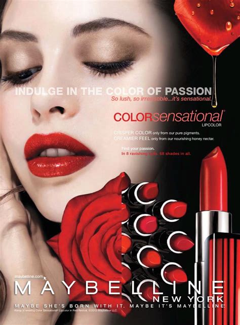 Maybelline Cosmetic Advertising Ads Lipstick Maybelline Lipstick