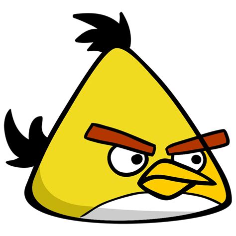 Learn How To Draw A Yellow Bird Angry Birds Easy Drawing Guides