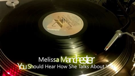 Melissa Manchester You Should Hear How She Talks About You 1982