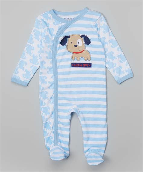 Another Great Find On Zulily Blue Stripe Little Guy Footie Infant