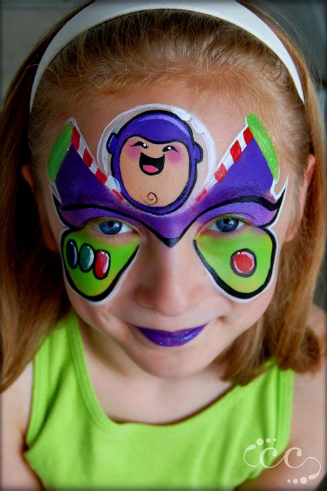 Buzz Lightyear Toystory Inspired Buzz Disney Facepaint Design